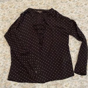 Billabong medium long sleeve deep v shirt